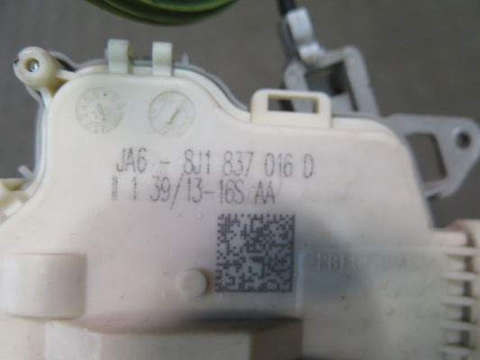 10-15 Audi TT S 8J Front Right Door Lock Latch Actuator w Cable OEM