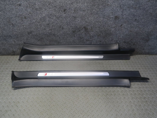 09-15 Audi TT S 8J S-line Set of 2 Door Scuff Sill Plate Trim Cover OEM