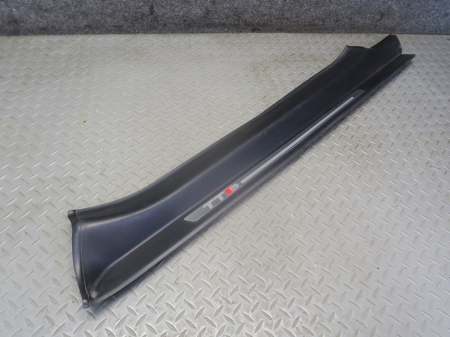 09-15 Audi TT S 8J S-line Set of 2 Door Scuff Sill Plate Trim Cover OEM