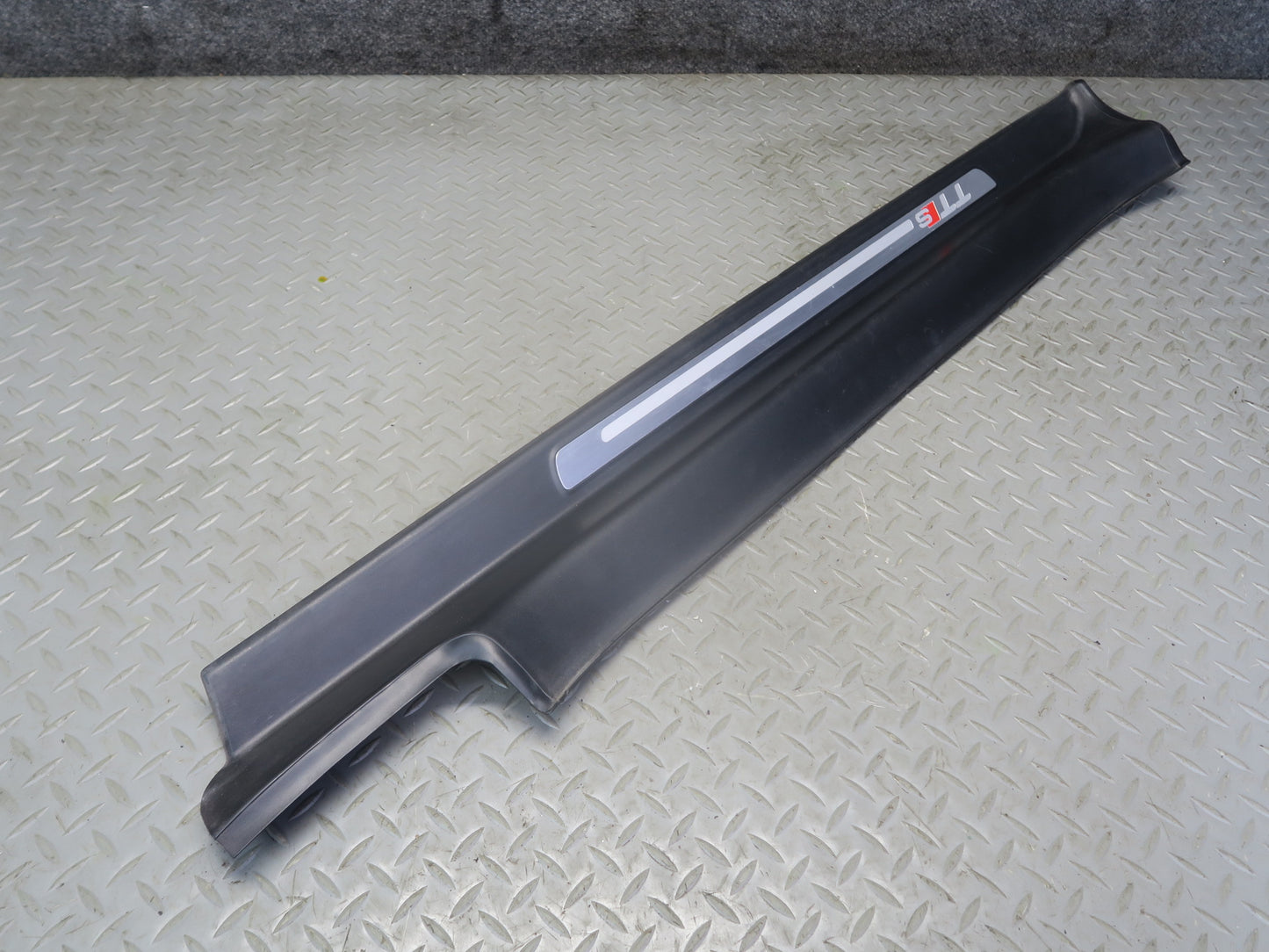 09-15 Audi TT S 8J S-line Set of 2 Door Scuff Sill Plate Trim Cover OEM