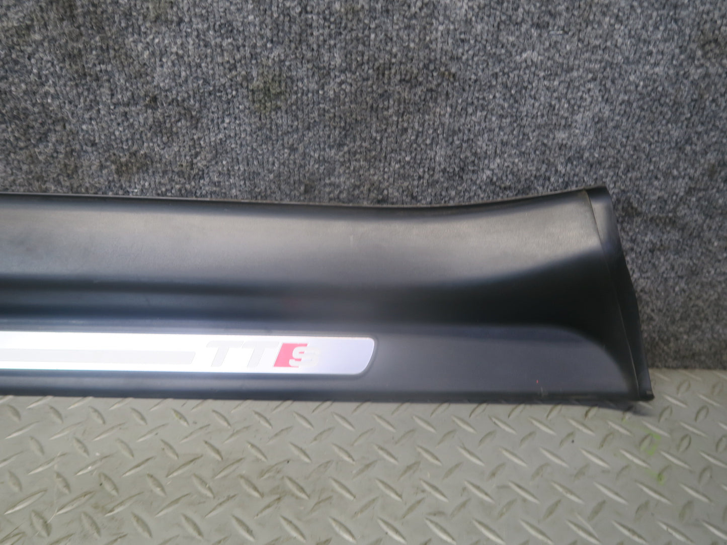 09-15 Audi TT S 8J S-line Set of 2 Door Scuff Sill Plate Trim Cover OEM