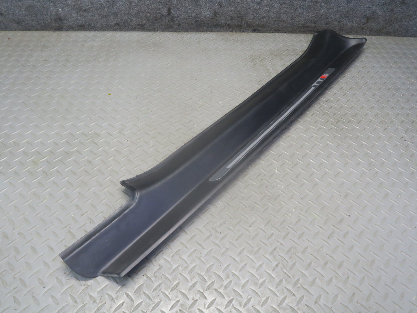09-15 Audi TT S 8J S-line Set of 2 Door Scuff Sill Plate Trim Cover OEM