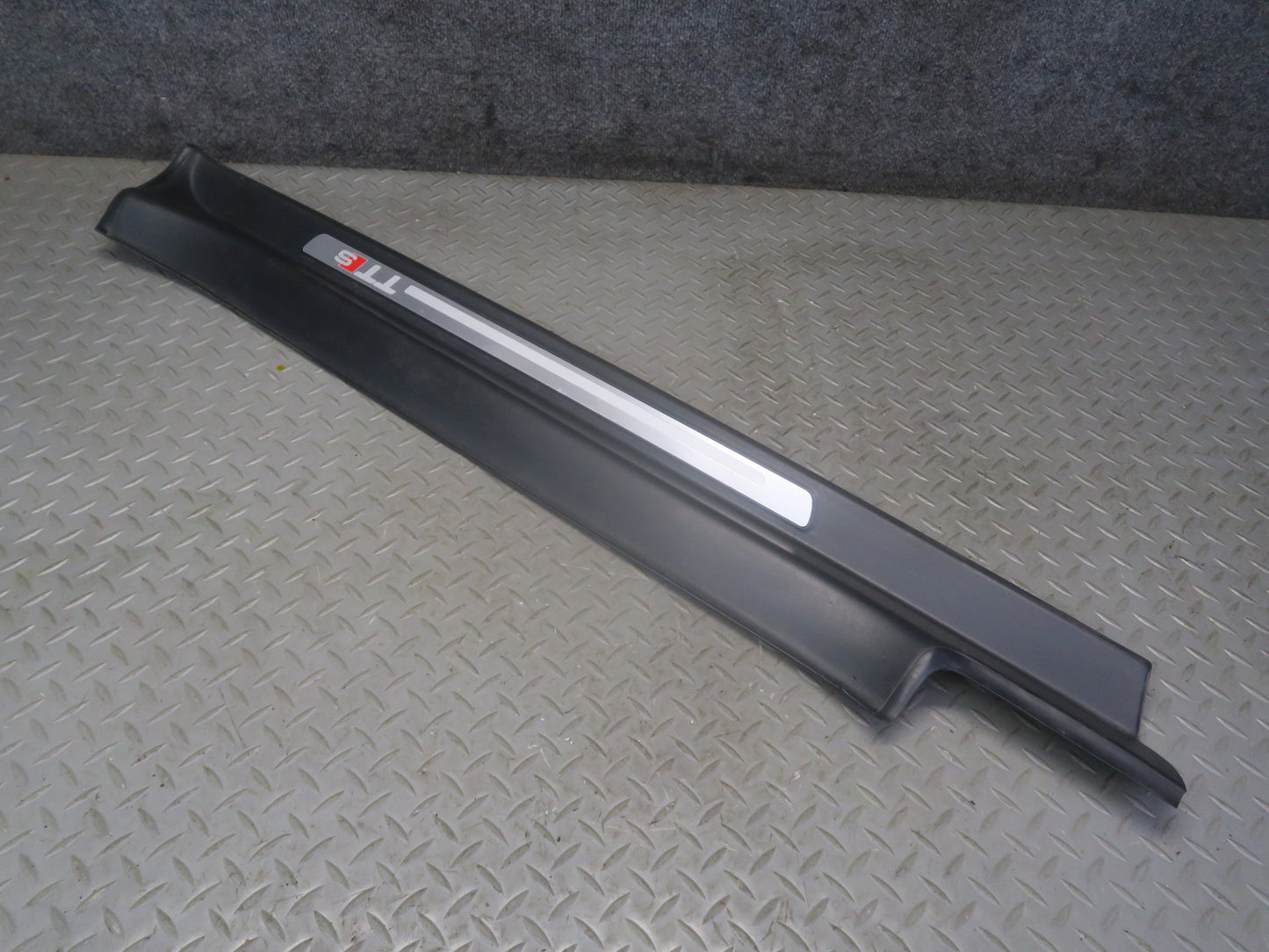 09-15 Audi TT S 8J S-line Set of 2 Door Scuff Sill Plate Trim Cover OEM