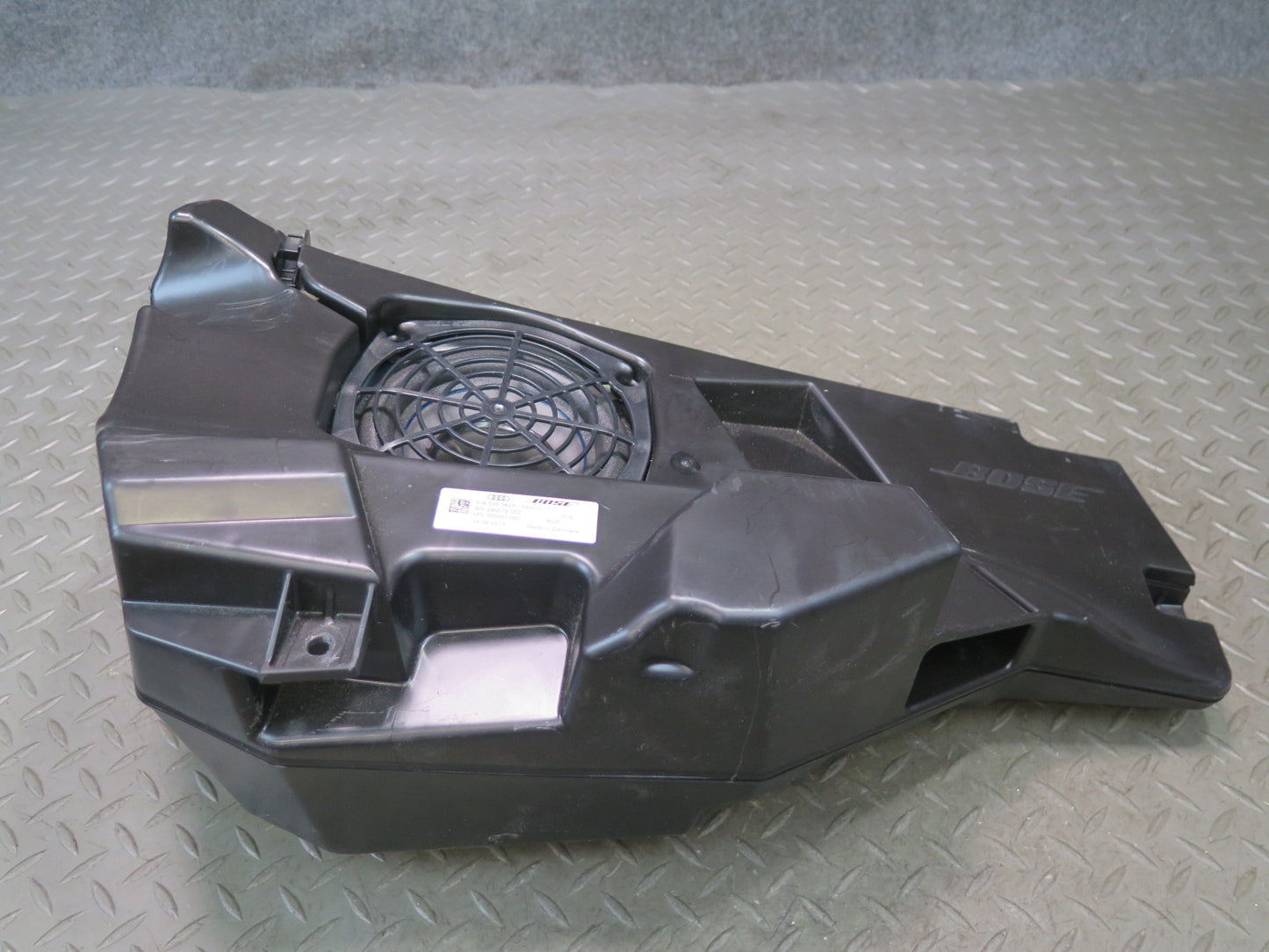 08-15 Audi TT S 8J Coupe Rear Left Subwoofer Speaker Bose 8J8035382A OEM