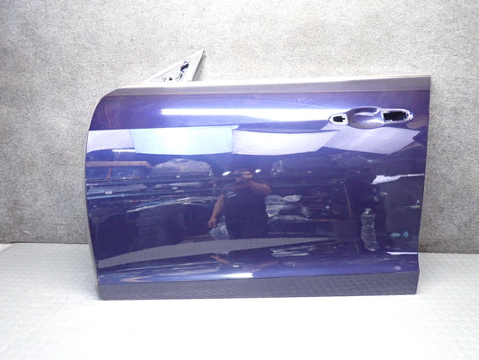 14-21 Maserati Quattroporte M156 Front Left Driver Side Door Shell Panel Blue