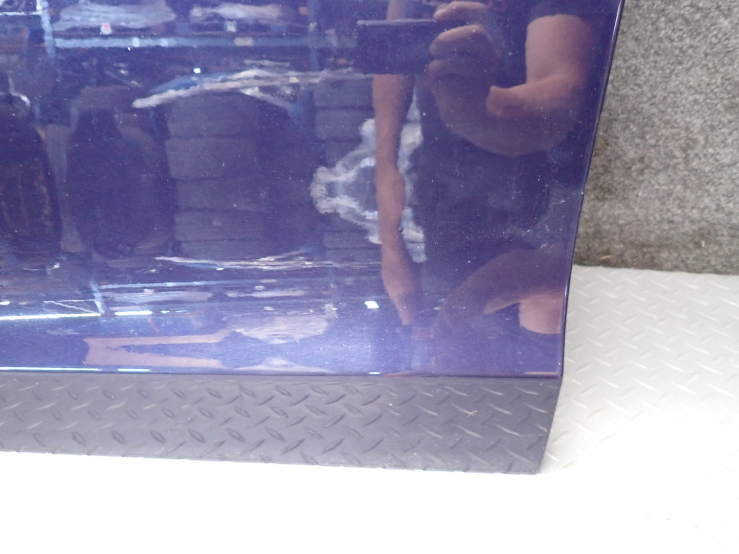 14-21 Maserati Quattroporte M156 Front Left Driver Side Door Shell Panel Blue