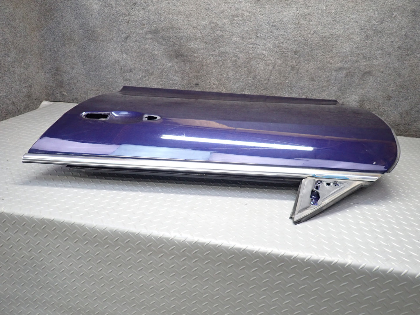 14-21 Maserati Quattroporte M156 Front Left Driver Side Door Shell Panel Blue