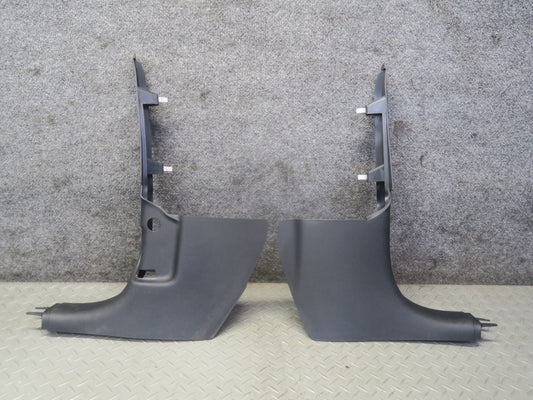 09-15 Audi TT S 8J Front Left & Right Lower Interior Kick Trim Panel Set OEM