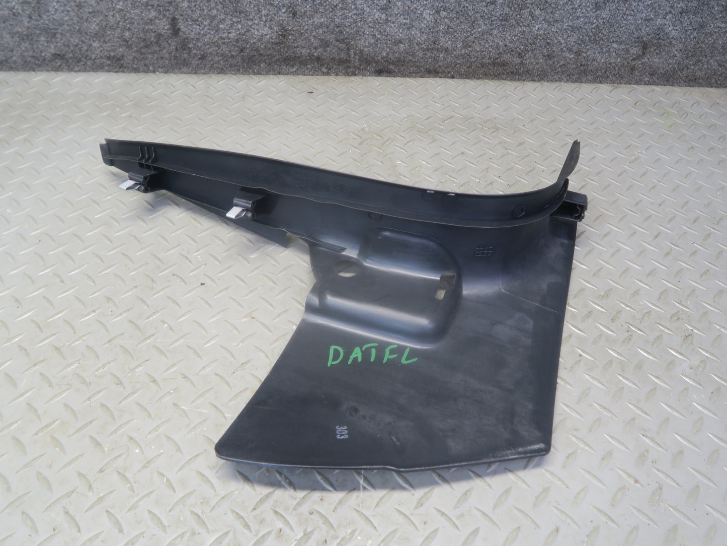 09-15 Audi TT S 8J Front Left & Right Lower Interior Kick Trim Panel Set OEM