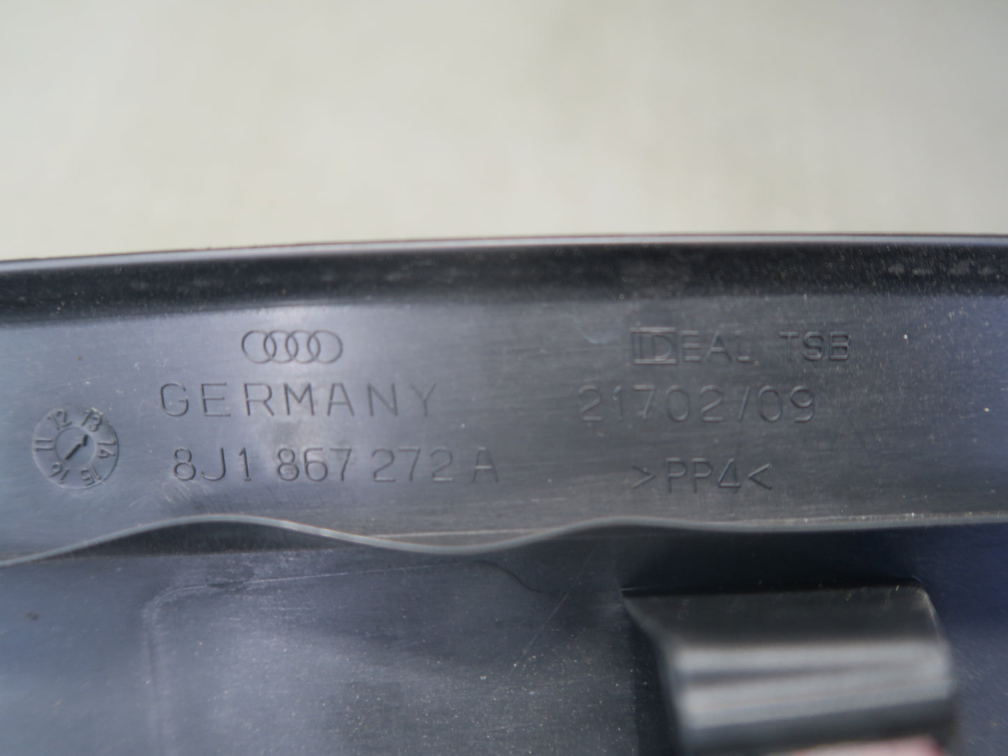 09-15 Audi TT S 8J Front Left & Right Lower Interior Kick Trim Panel Set OEM
