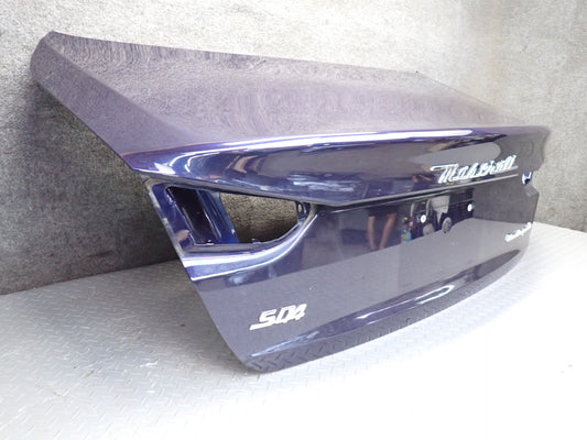 2014-2021 Maserati Quattroporte M156 SQ4 Rear Trunk Lid Cover Panel Shell Blue