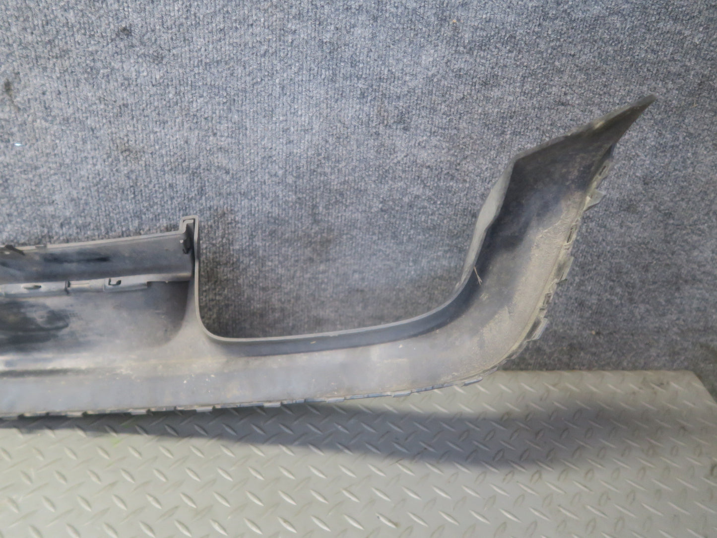 11-15 Audi TT S 8J Rear Bumper Lower Valance Black 8J0807421G OEM