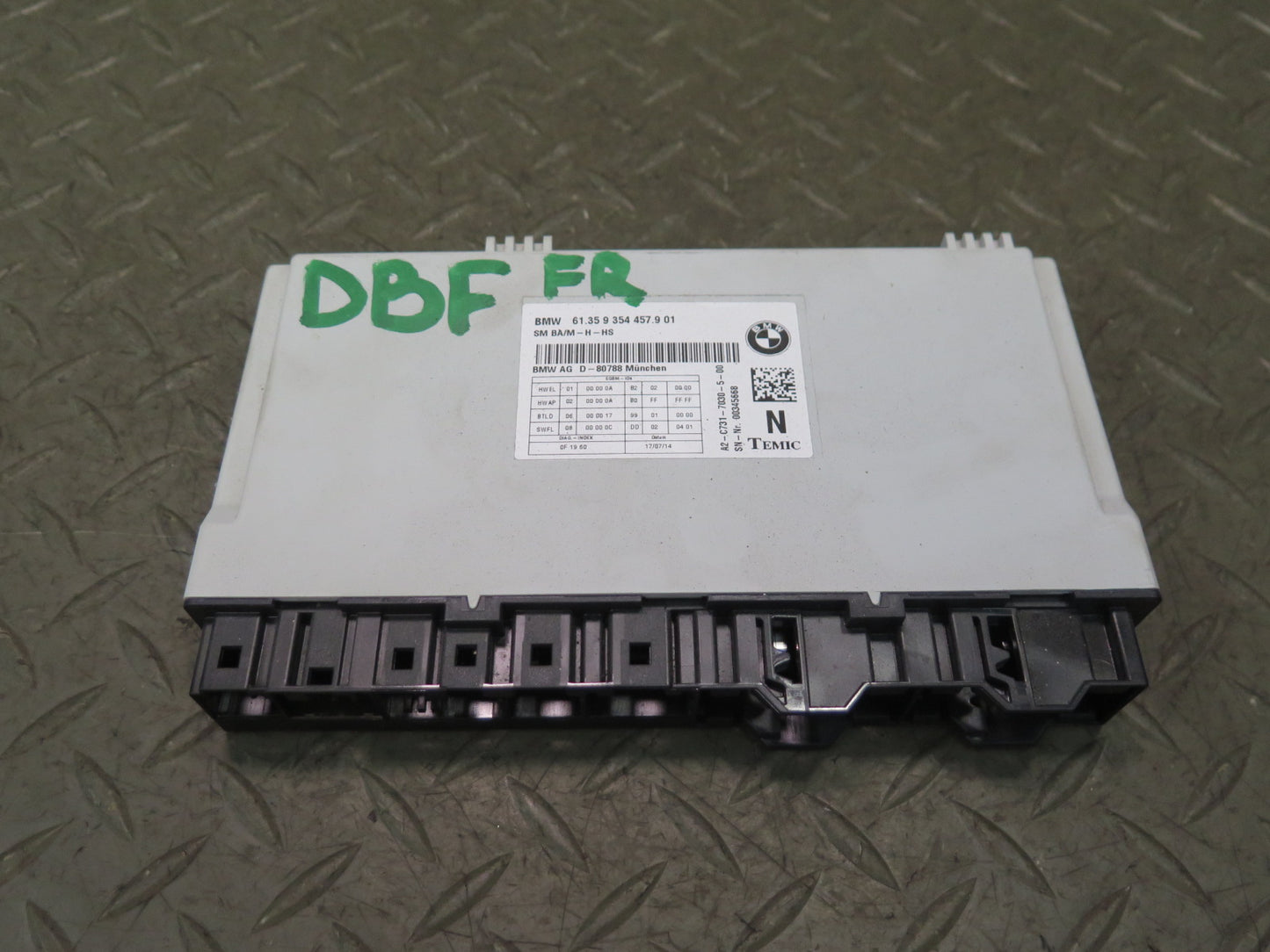 2012-2020 BMW F30 F82 F83 M4 Front Right Pass Side Seat Control Module Unit