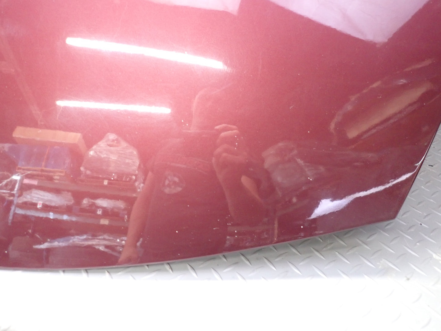 03-08 BMW E85 E86 Z4 Front Hood Bonnet Shell Panel Merlot RED OEM
