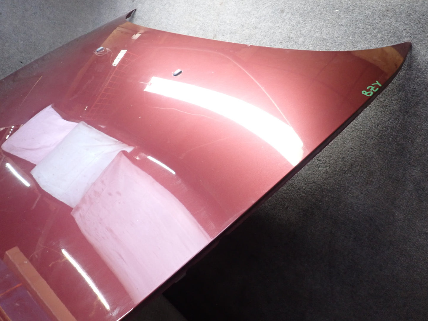 03-08 BMW E85 E86 Z4 Front Hood Bonnet Shell Panel Merlot RED OEM