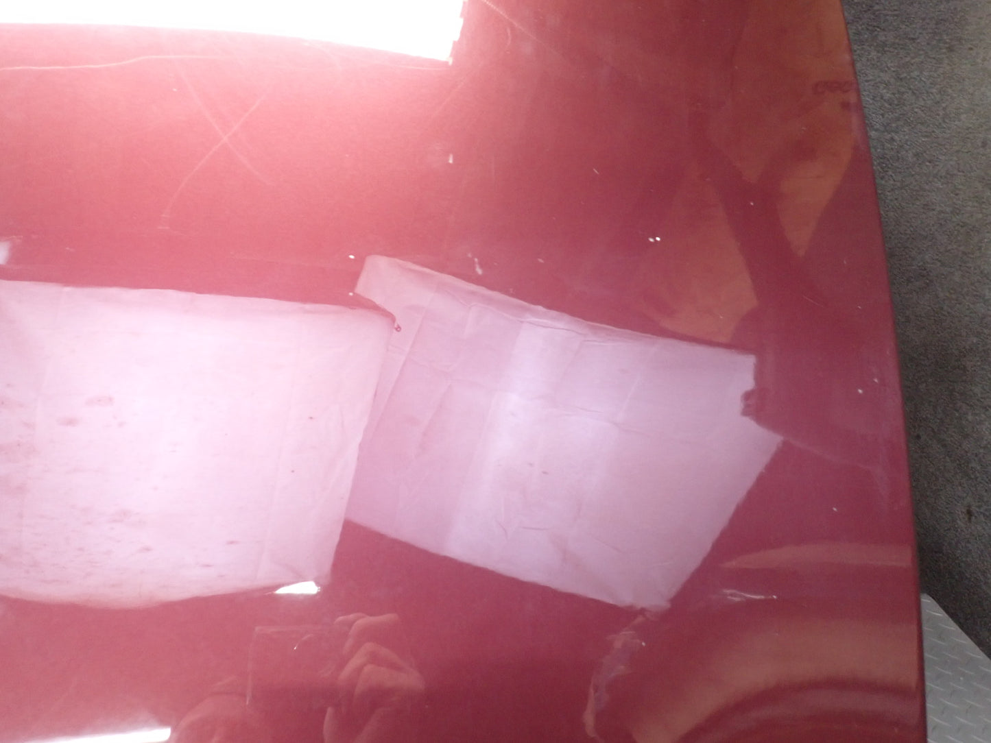 03-08 BMW E85 E86 Z4 Front Hood Bonnet Shell Panel Merlot RED OEM