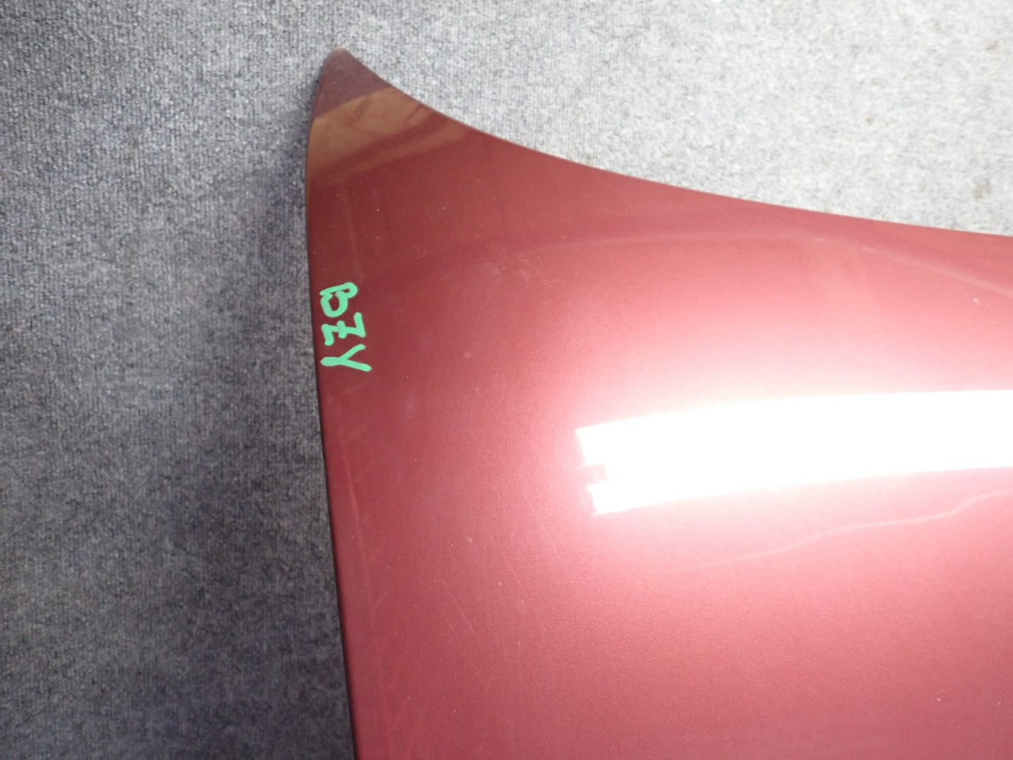03-08 BMW E85 E86 Z4 Front Hood Bonnet Shell Panel Merlot RED OEM