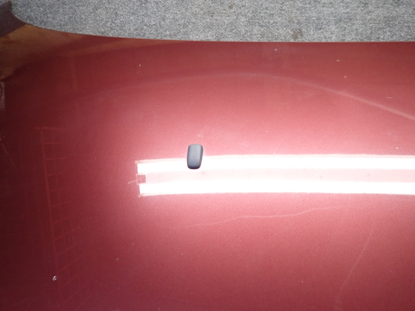 03-08 BMW E85 E86 Z4 Front Hood Bonnet Shell Panel Merlot RED OEM