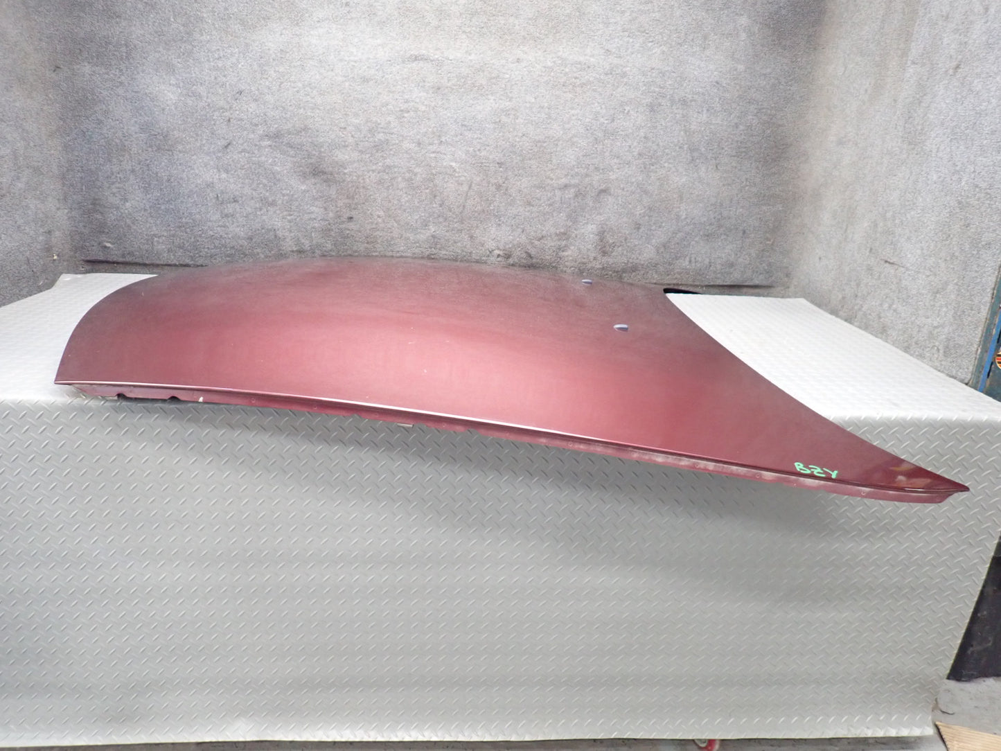 03-08 BMW E85 E86 Z4 Front Hood Bonnet Shell Panel Merlot RED OEM