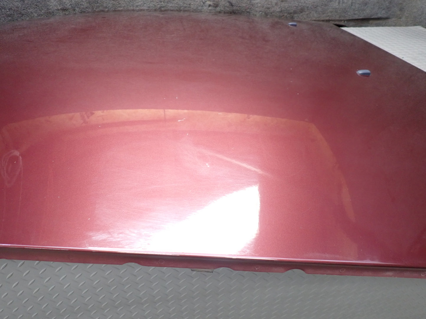 03-08 BMW E85 E86 Z4 Front Hood Bonnet Shell Panel Merlot RED OEM