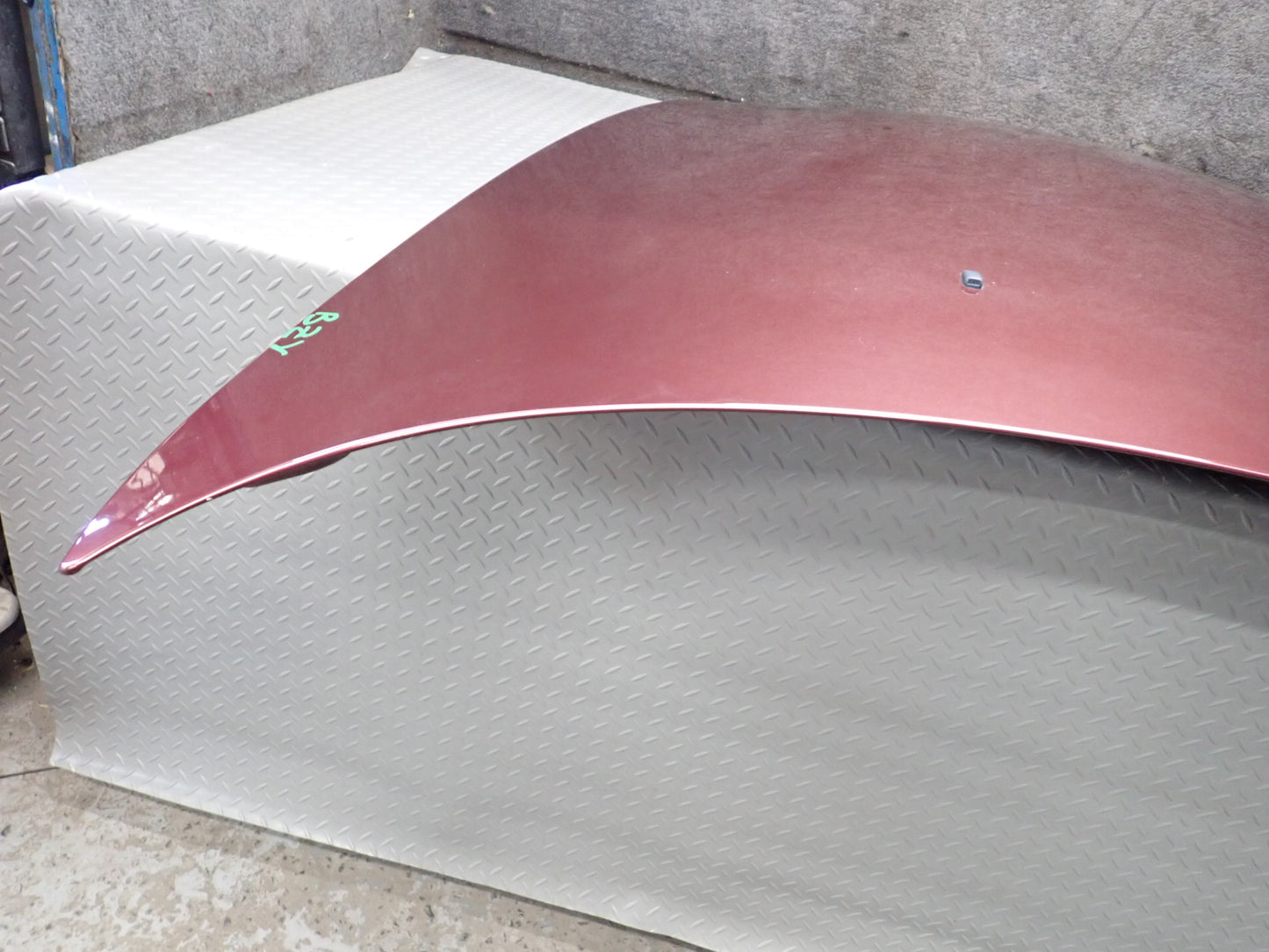 03-08 BMW E85 E86 Z4 Front Hood Bonnet Shell Panel Merlot RED OEM