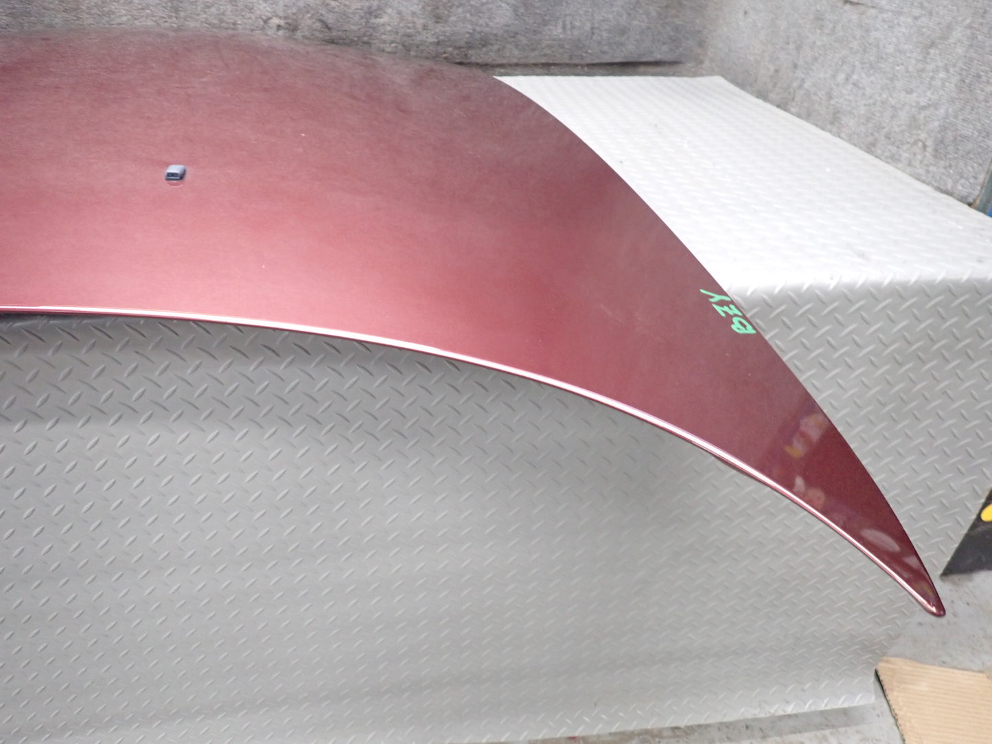 03-08 BMW E85 E86 Z4 Front Hood Bonnet Shell Panel Merlot RED OEM
