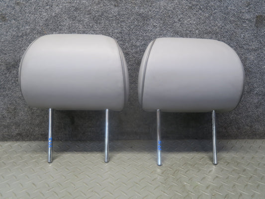 01-05 Lexus JCE10L IS300 Set of 2 Front Left & Right Seat Leather Headrest OEM