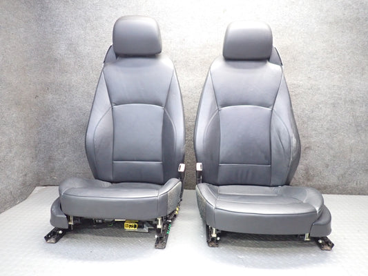 03-04 BMW E85 Z4 Set of 2 Left & Right Sport Memory Leather Seat Black Set OEM