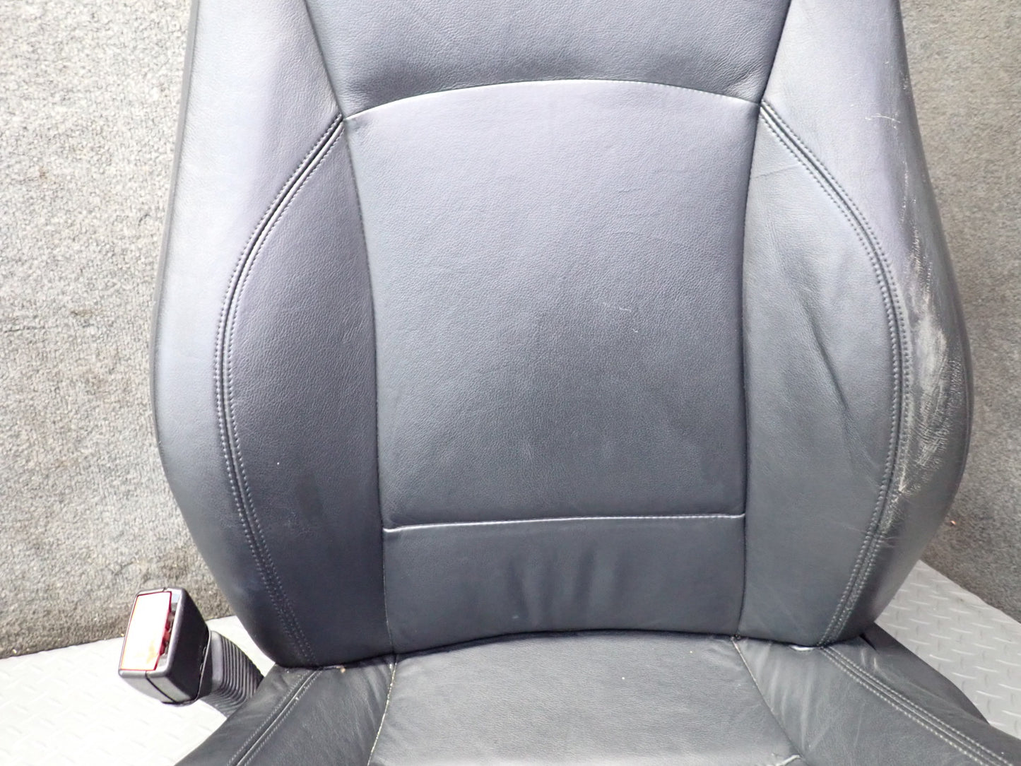 03-04 BMW E85 Z4 Set of 2 Left & Right Sport Memory Leather Seat Black Set OEM