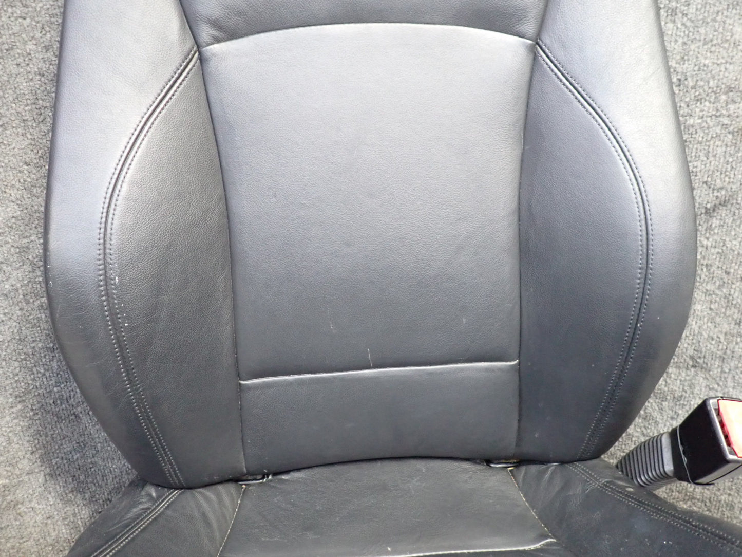03-04 BMW E85 Z4 Set of 2 Left & Right Sport Memory Leather Seat Black Set OEM