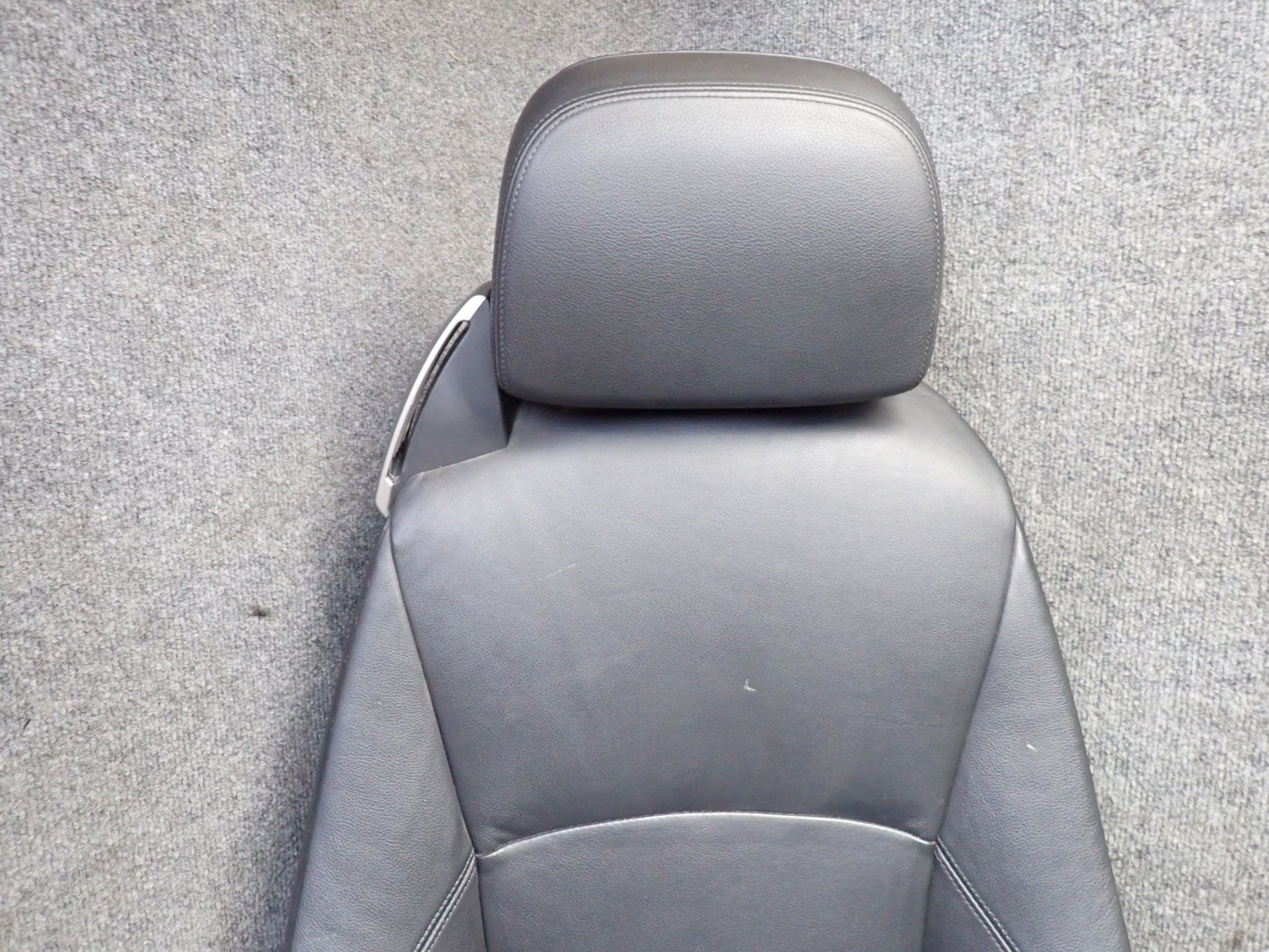 03-04 BMW E85 Z4 Set of 2 Left & Right Sport Memory Leather Seat Black Set OEM