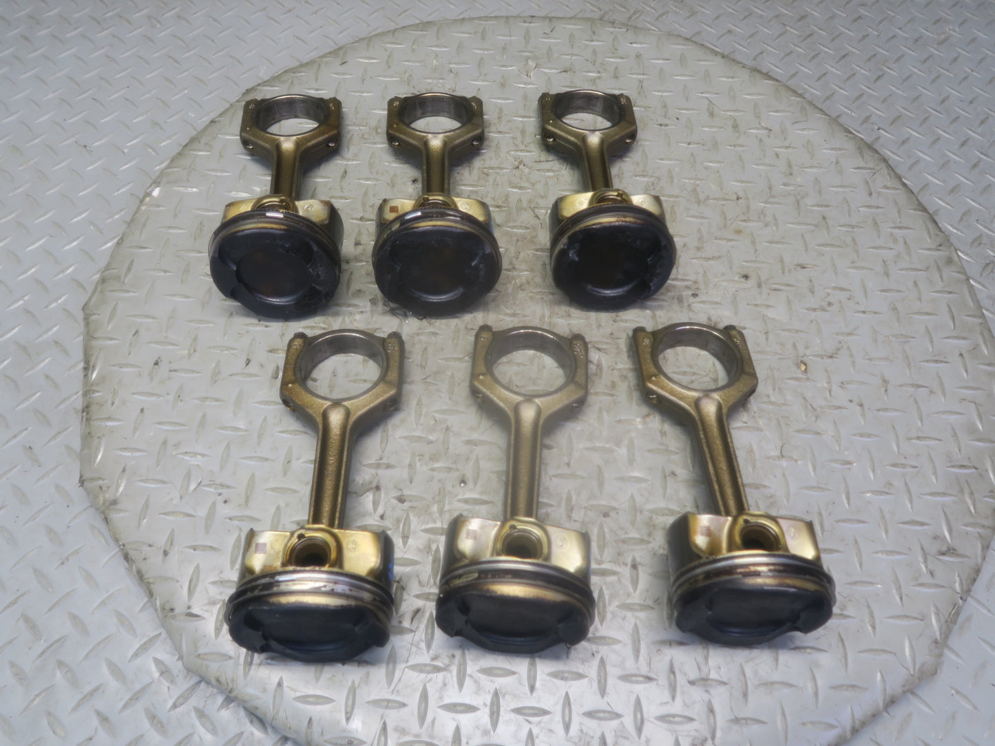 2015-2020 BMW F82 F83 M4 S55 Engine Connecting Rod Piston Set of 6