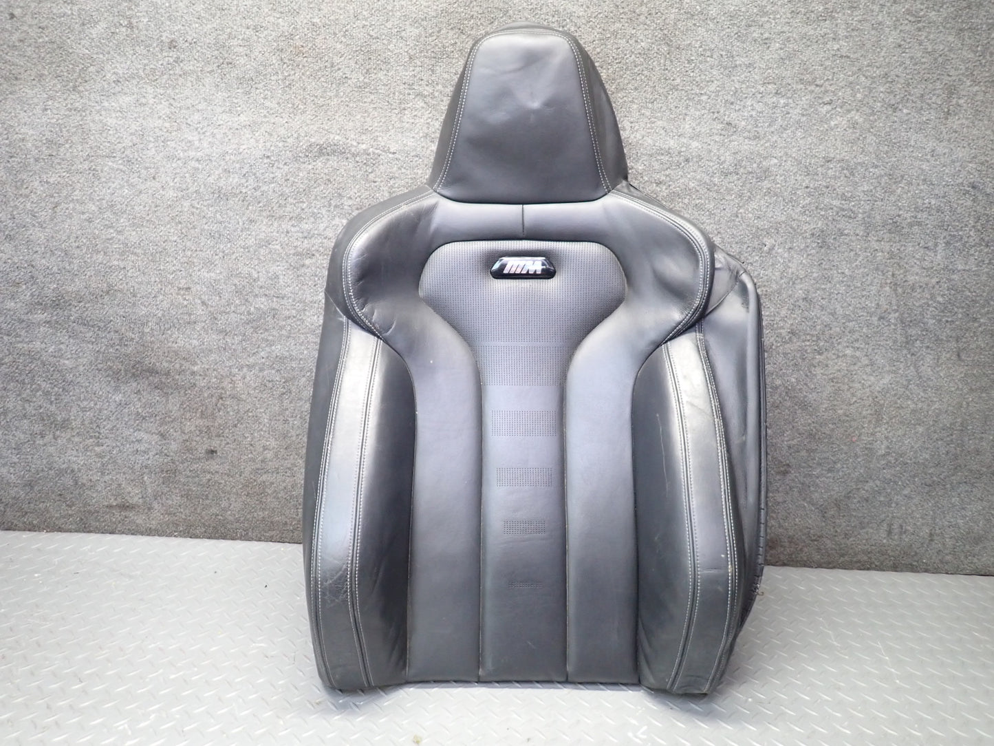 2015-2020 BMW F82 M4 Front Right Pass Side Seat Upper Leather Cushion Black
