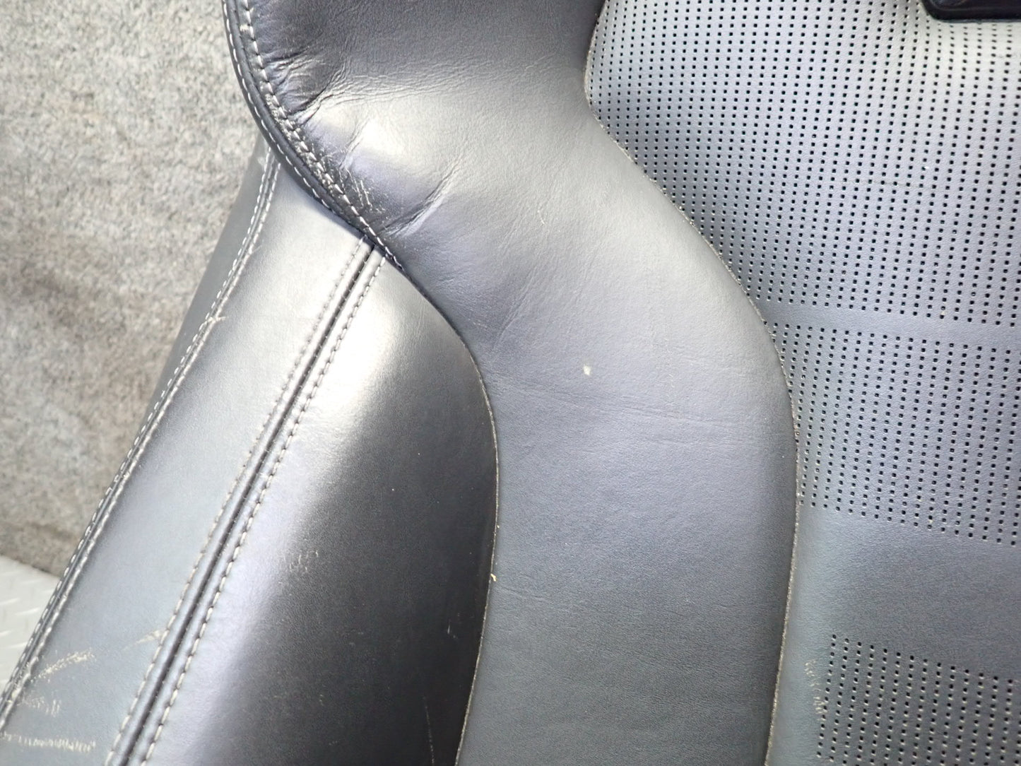 2015-2020 BMW F82 M4 Front Right Pass Side Seat Upper Leather Cushion Black
