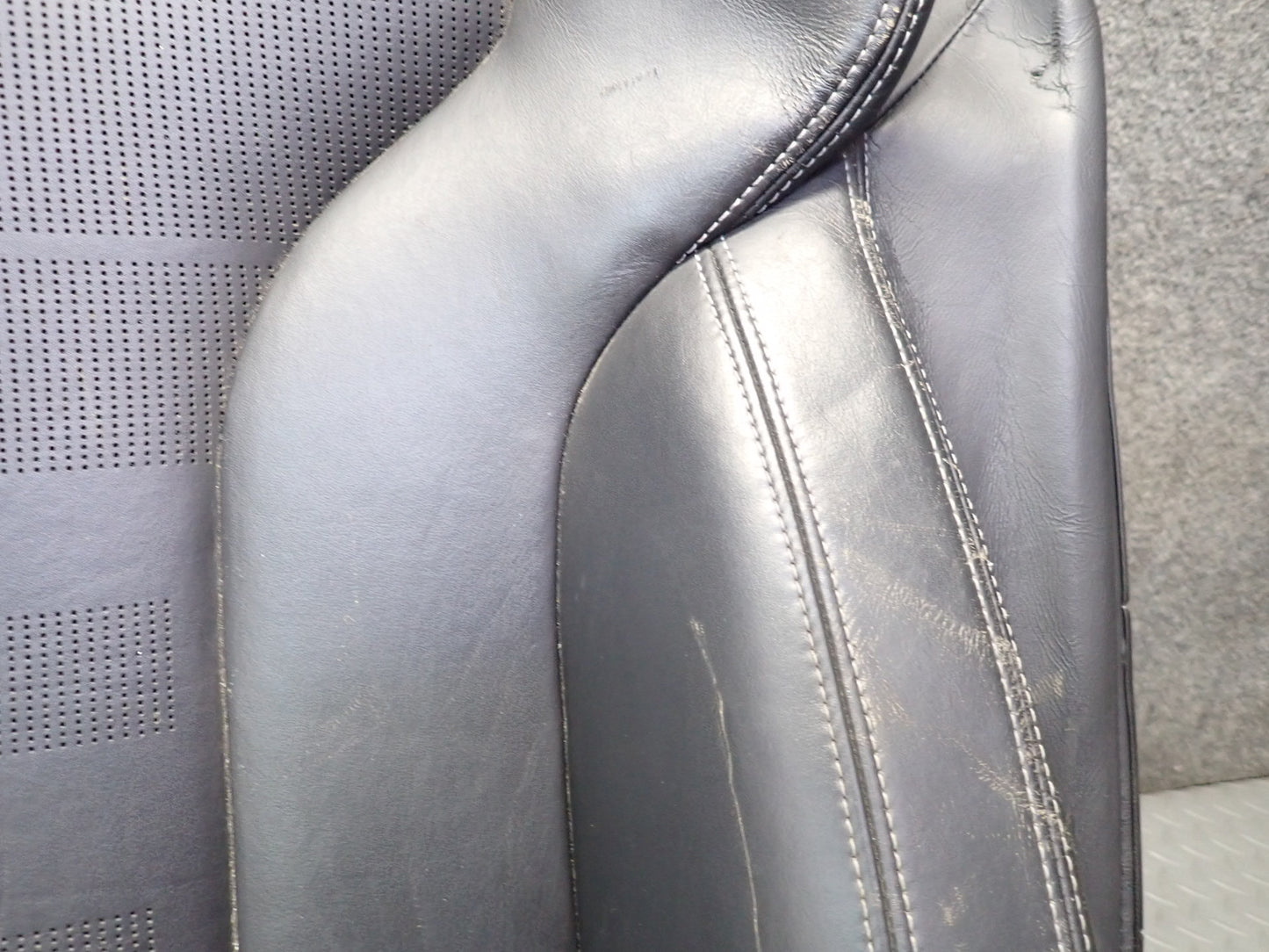 2015-2020 BMW F82 M4 Front Right Pass Side Seat Upper Leather Cushion Black