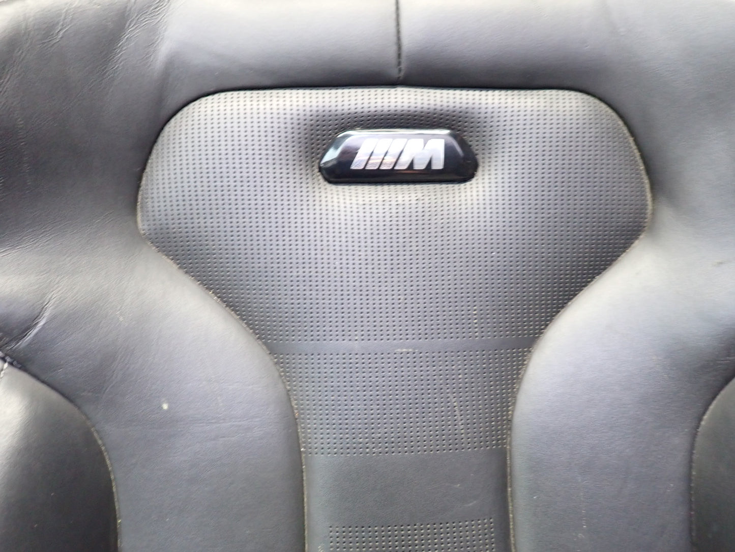 2015-2020 BMW F82 M4 Front Right Pass Side Seat Upper Leather Cushion Black