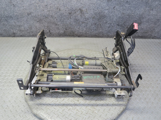 94-99 Mercedes W140 S500 Front Right Seat Lower Frame Track Rail w Motors OEM