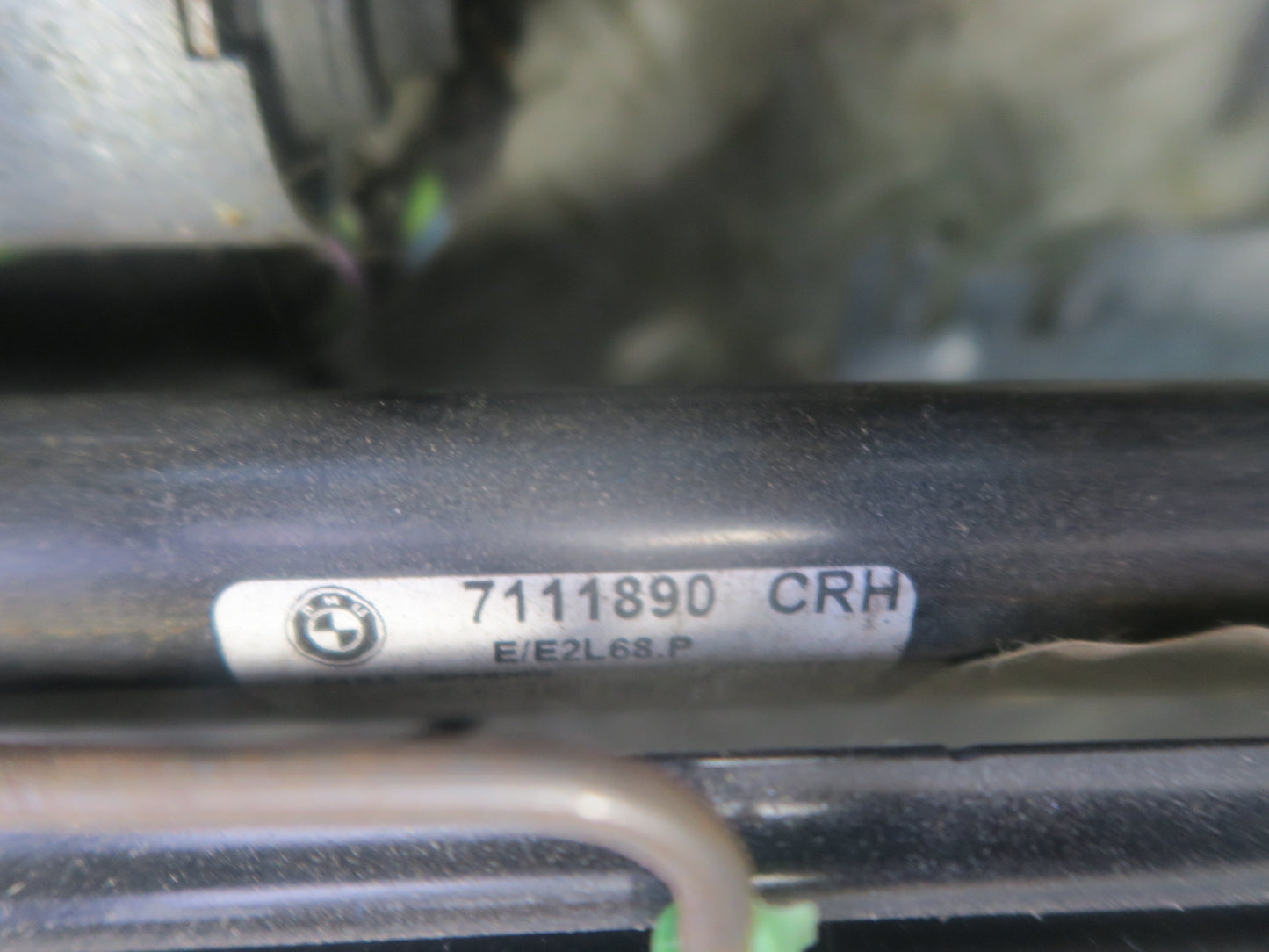 03-08  BMW E85 Z4 Front Right Seat Lower Frame Track Rail w Motors OEM