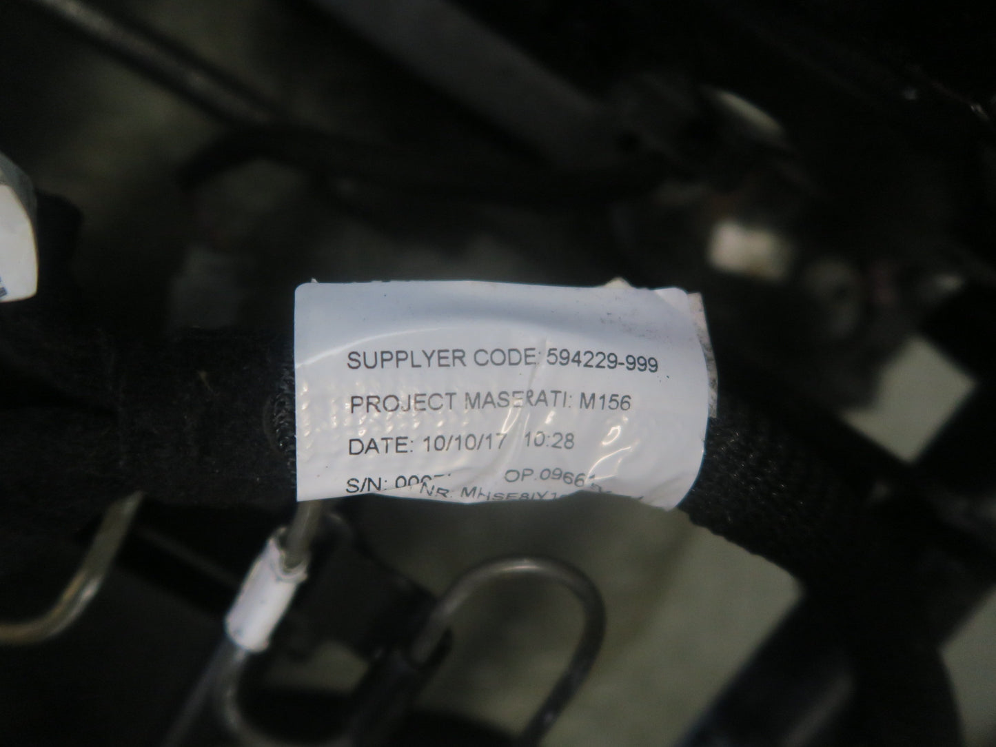 2014-2021 Maserati Quattroporte M156 Front Left Driver Side Seat Frame Rail