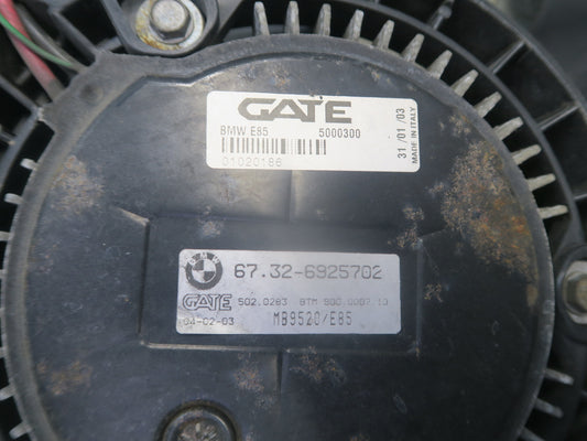 03-08 BMW E85 Z4 M/T M54 Engine Cooling Fan Motor Shroud 6925702 OEM