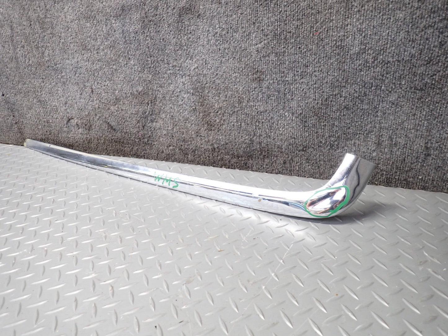 94-99 Mercedes W140 S500 Set of 3 Rear Bumper Chrome Trim Panel Molding OEM
