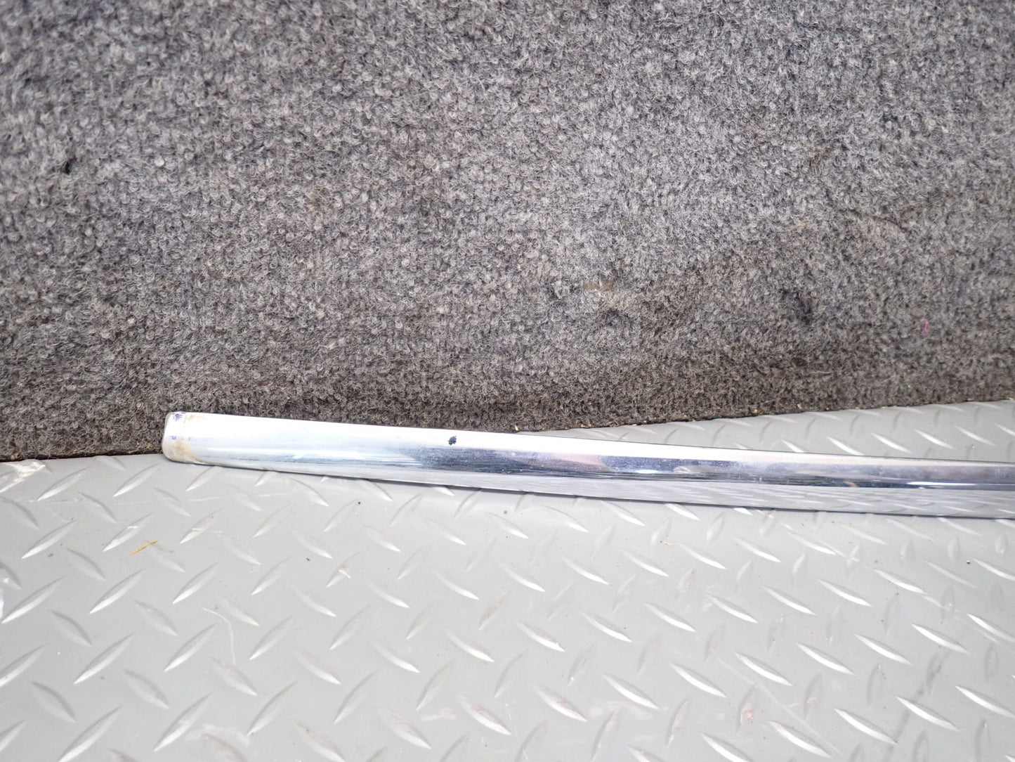 94-99 Mercedes W140 S500 Set of 3 Rear Bumper Chrome Trim Panel Molding OEM