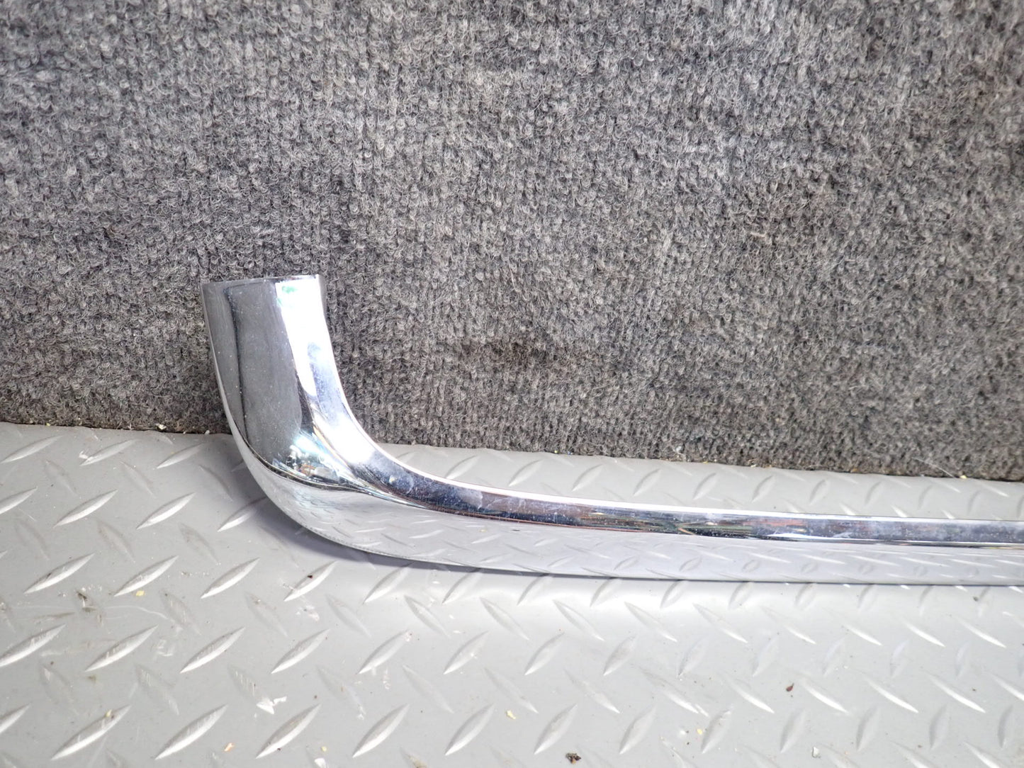 94-99 Mercedes W140 S500 Set of 3 Rear Bumper Chrome Trim Panel Molding OEM