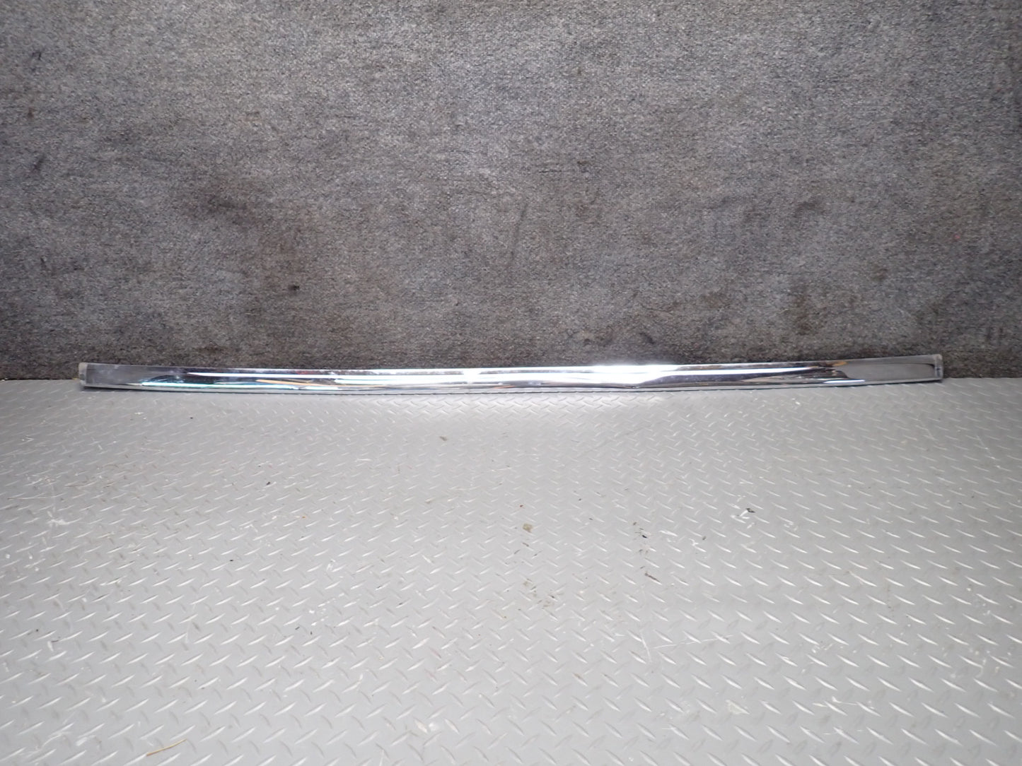 94-99 Mercedes W140 S500 Set of 3 Rear Bumper Chrome Trim Panel Molding OEM