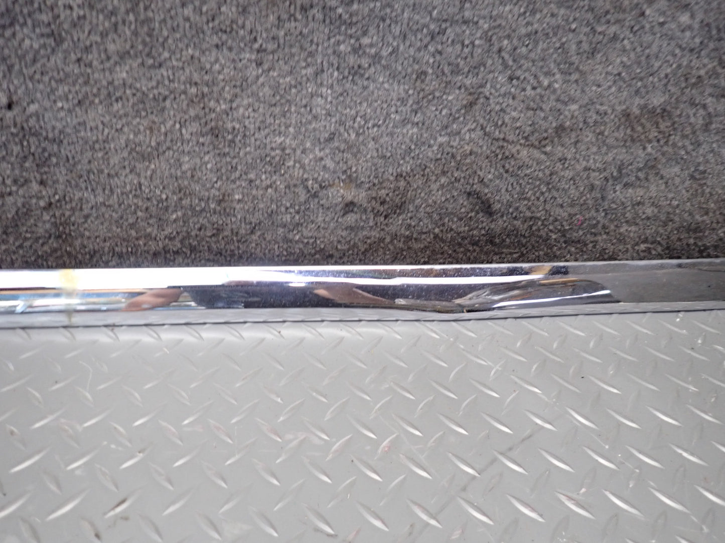 94-99 Mercedes W140 S500 Set of 3 Rear Bumper Chrome Trim Panel Molding OEM