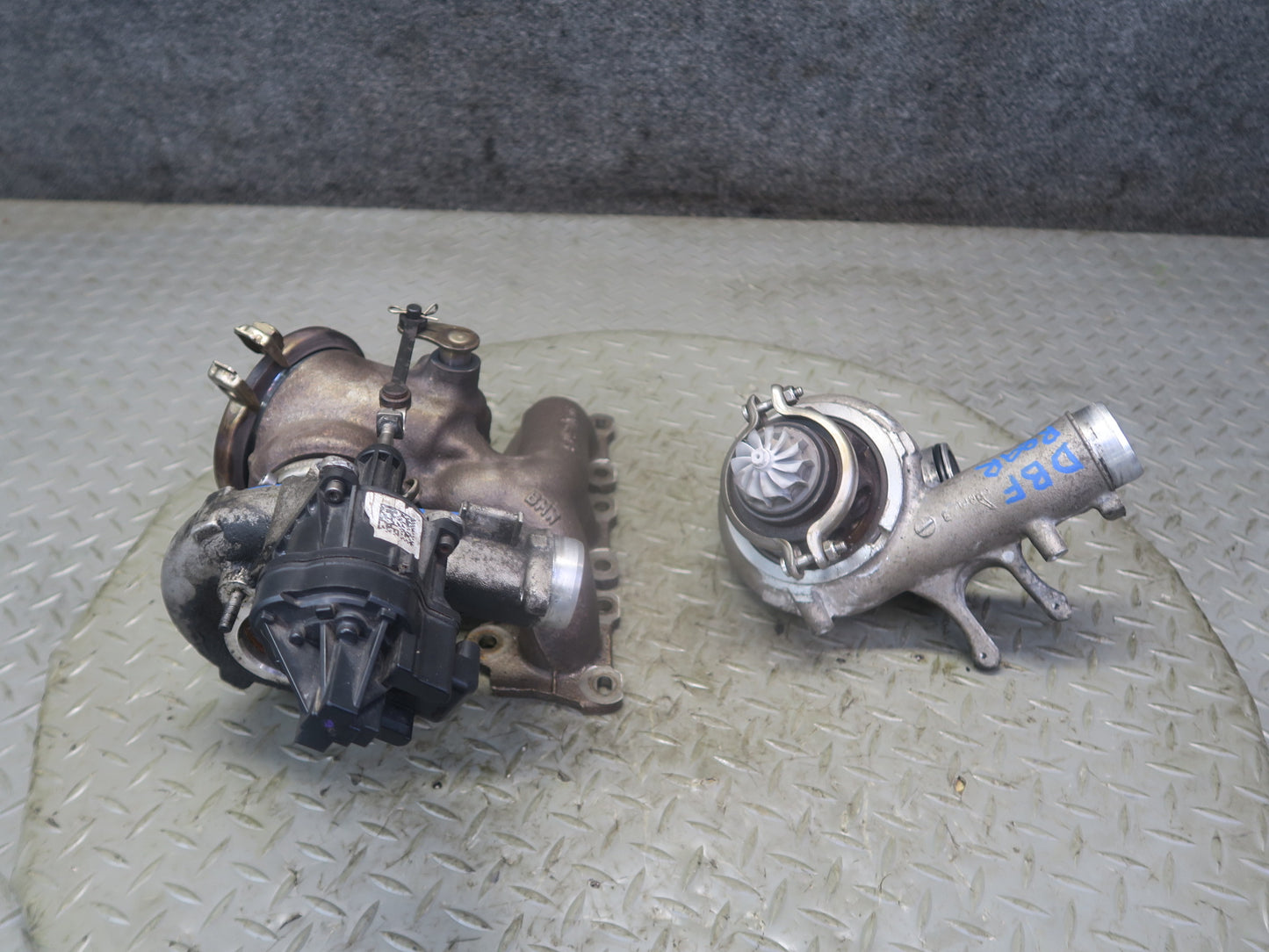 2015-2020 BMW F82 F83 M4 S55 Engine Front & Rear Turbo Charger Turbocharger Set