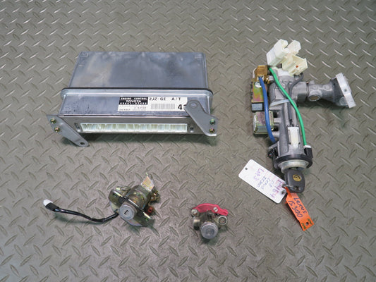 03-05 Lexus IS300 3.0L 2JZGE Sedan A/T Engine ECU ECM Ignition Lock KEY Set OEM