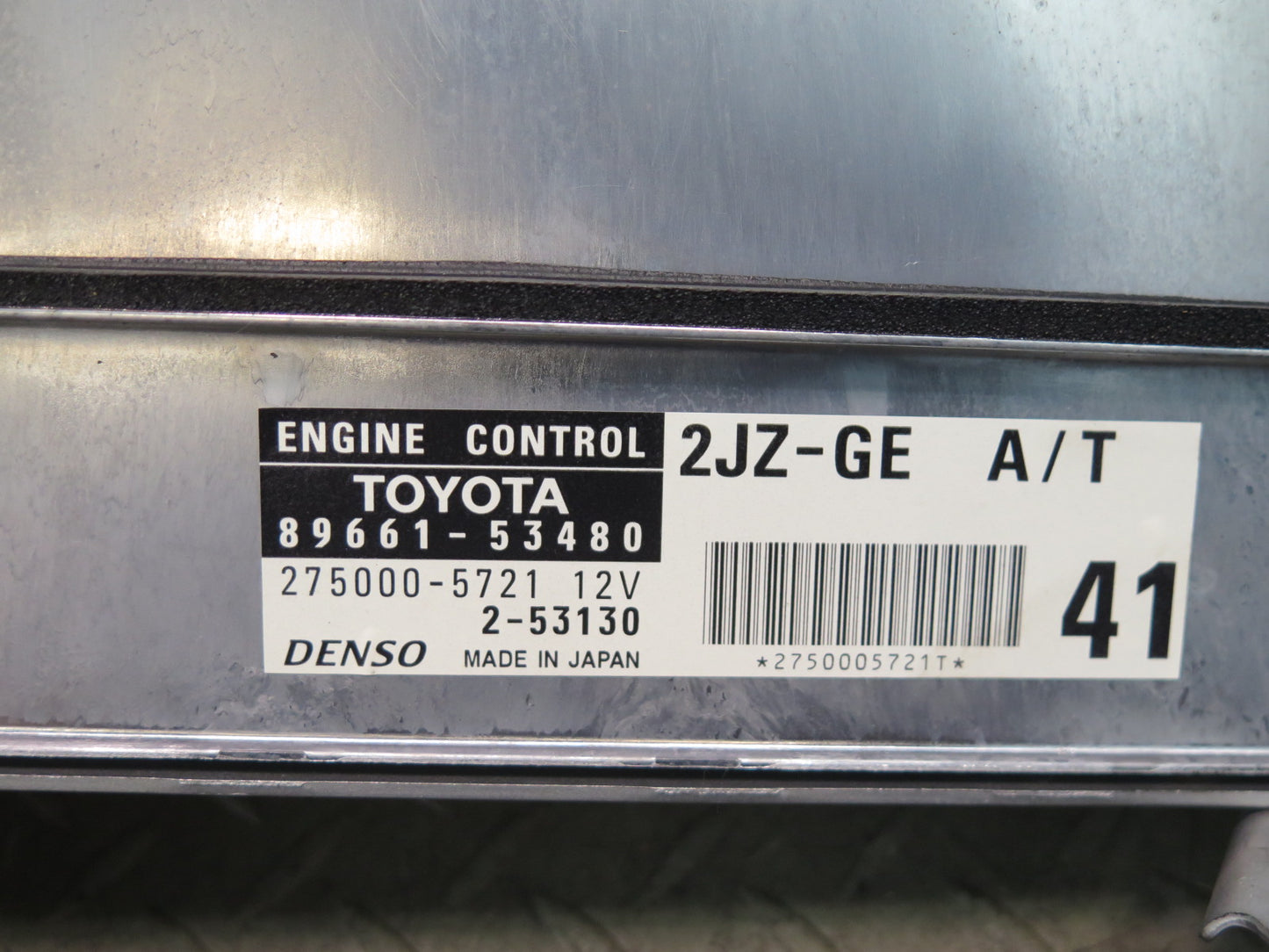 03-05 Lexus IS300 3.0L 2JZGE Sedan A/T Engine ECU ECM Ignition Lock KEY Set OEM
