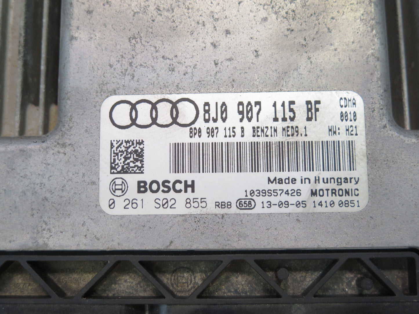 2014 Audi TT S 8J AWD 2.0L Engine ECU Speedometer Ignition Lock KEY Set OEM