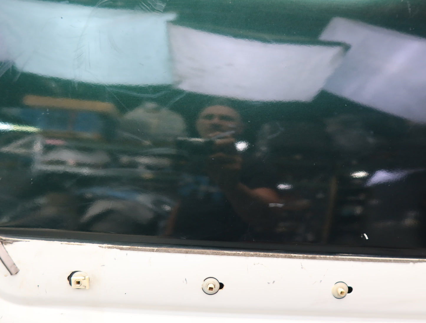 1996-1997 Lexus FZJ80L LX450 Rear Right Door Shell Panel Green